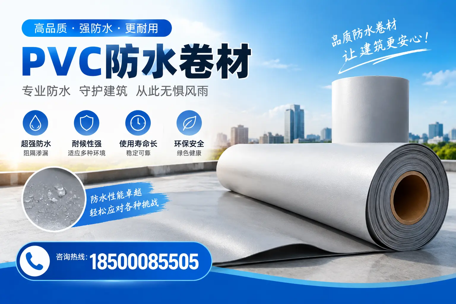 如何选择高质量的PVC防水卷材？乌兰察布消费者必看指南